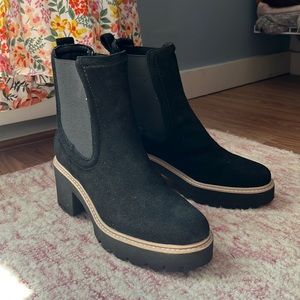 Dolce vita hawk H2O booties onyx suede